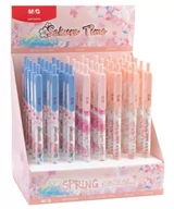 Długopisy - Długopis Automatyczny Sakura Spring Niebieski Mg Display 40 Szt. - miniaturka - grafika 1