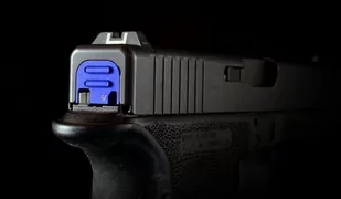 Strike Industries - Płytka oporowa zamka Glock V2 - Niebieski - Osprzęt do wiatrówek - miniaturka - grafika 2