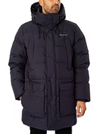 Kurtki męskie - GANT Męska kurtka D2. Long Alta Down Jacket, Evening Blue, XS - miniaturka - grafika 1