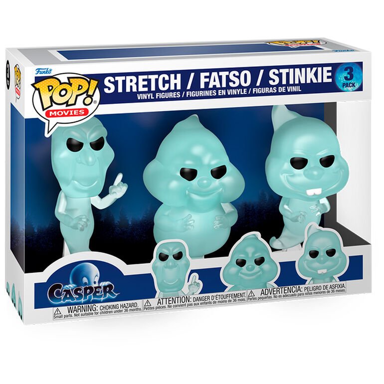 Funko POP set Casper 3pack Stretch Fatso Stinkie Zestaw Figurka Kolekcjonerska
