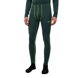 Męskie spodnie ocieplane Jack Wolfskin INFINITE WARM PANTS M black olive - S - Spodnie sportowe męskie - miniaturka - grafika 1