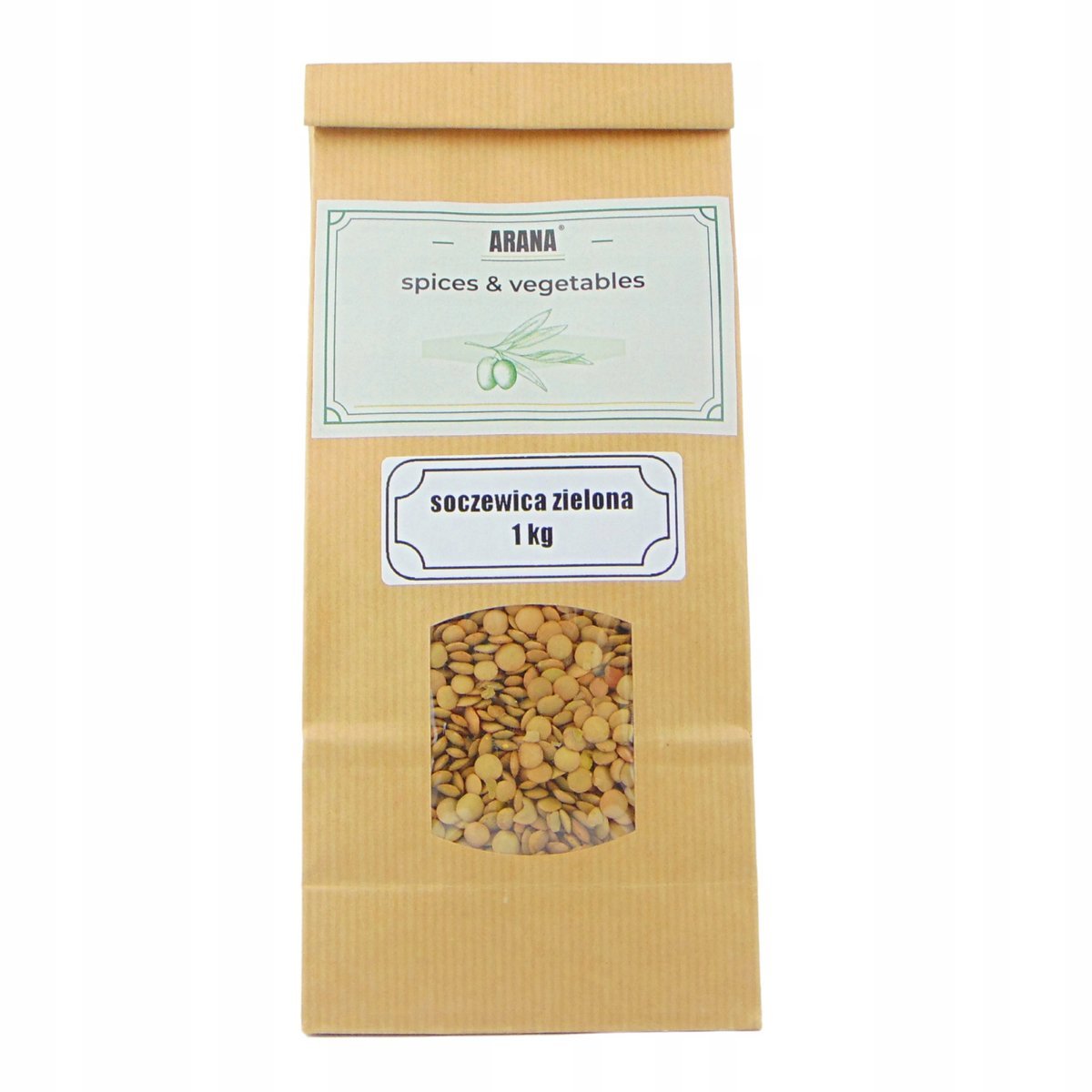 SOCZEWICA ZIELONA 1 kg naturalna wysoka jakość