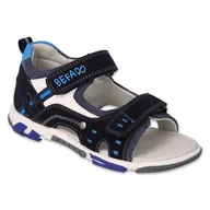 Buty dla dziewczynek - Befado obuwie dziecięce 170X104 niebieskie - miniaturka - grafika 1