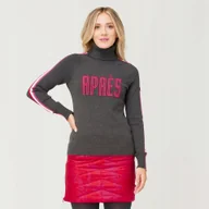 Swetry damskie - Krimson Klover Golf Annika (szary) [Rozmiar L] - miniaturka - grafika 1