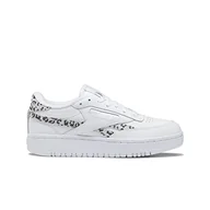 Sneakersy damskie - Reebok Damskie sneakersy Club C Double Revenge, Ftwr biały rdzeń czarny czysty szary 2, 36 EU - miniaturka - grafika 1