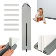 Zabezpieczenia dla dzieci - Zabezpieczenie palców listwa dolnej szczeliny drzwi skrzydło 70-90cm REER - miniaturka - grafika 1