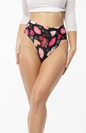 Majtki damskie - FIGI KISS ME SIMPLE STRINGI MAXI FIGI KISS ME SIMPLE STRINGI MAXI M czarny - miniaturka - grafika 1