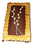 Inne pieczywo - MAZUREK Z POLEWĄ KAKAOWĄ 260g - miniaturka - grafika 1