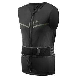 OCHRANIACZ NA KRĘGOSŁUP SALOMON BACK PROTE FLEXCELL LIGHT VEST BLACK L40863500 – Czarny - Sporty zimowe - akcesoria - miniaturka - grafika 1