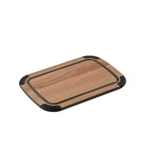 Zassenhaus Deska do krojenia Deska z laminatu włókna drzewnego 28 x 20 cm brązowa ZS-053586 - Deski do krojenia - miniaturka - grafika 1