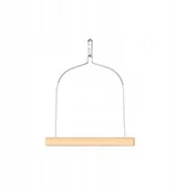 Akcesoria dla ptaków - Hu�tawka, dla ptak�w, drewniana 17x17,5 cm - miniaturka - grafika 1