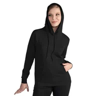 Bluzy sportowe damskie - Damska Gładka Bluza Sportowa Przez Głowę Kaptur - miniaturka - grafika 1