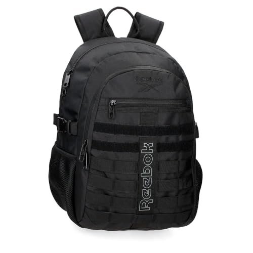 REEBOK Torby szkolne unisex 8262341, Czarny (Black), Talla única, Plecak dzienny