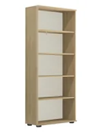 Regały - Regał G 80 Dąb Sonoma, Na Ksiązki I Segragatory, Biurowy Regał. - miniaturka - grafika 1