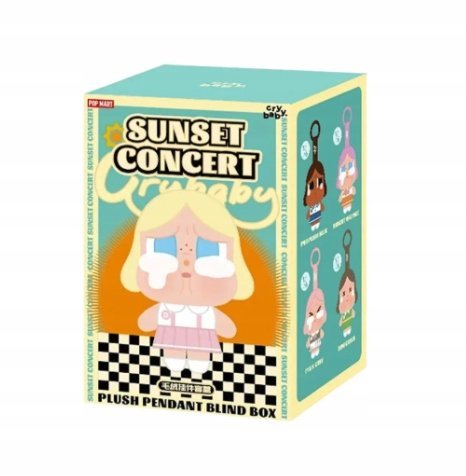 Oryginalne Pop Mart CryBaby Sunset Brelok