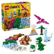 Klocki - Lego Classic Zestaw Kreatywne Dinozaury Klocki 450 El. 5+ - miniaturka - grafika 1