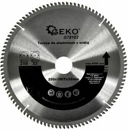 Geko Tarcza widiowa piła do aluminium 200x100Tx32mm G78100 - Tarcze do pił - miniaturka - grafika 1