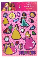 Szkolne artykuły papiernicze - Naklejki holo Disney Księżniczki - 6 arkuszy. - miniaturka - grafika 1