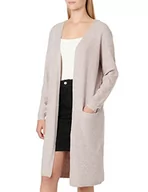 Swetry damskie - Vero Moda Tall VMDOFFY LS Długi otwarty kardigan GA wysoki pasek kardigan, Woodrose/Detail:Melange, XS/T dla kobiet, Woodrose/Detail:melange - miniaturka - grafika 1