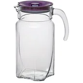 Dzbanki i imbryki - Pasabahce Dzbanek z pokrywką Luna, fioletowy, 1,7l - miniaturka - grafika 1