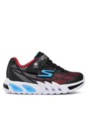 Buty dla chłopców - Skechers Sneakersy Vorlo 400137L/BKRB Czarny - miniaturka - grafika 1
