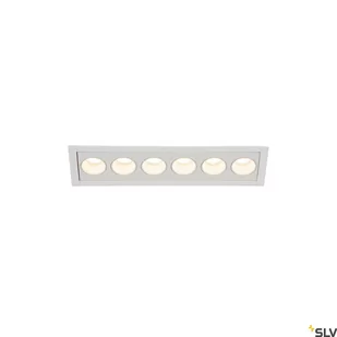 SLV Lampa wpuszczana MILANDOS 6 biała 2700K 45 1005417 - Oprawy, klosze i abażury - miniaturka - grafika 1
