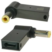 Kable - Przejściówka zasilania adapter wtyk USB-C do 5,5x2,5mm ASUS ACER TOSHIBA - miniaturka - grafika 1