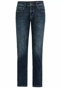 camel active Męskie spodnie jeansowe Regular Fit Houston Stretch, Ciemnoniebieski (ciemny niebieski 82), 42W / 30L - Spodenki męskie - miniaturka - grafika 1