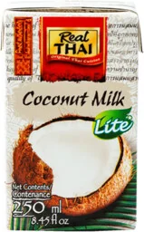Mleko kokosowe Lite (55% wyciągu z kokosa) 250ml - Real Thai - Mleko - miniaturka - grafika 1
