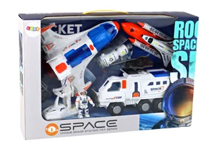Zestaw Misja Kosmiczna Rakieta Kosmos Statki Space Pojazdy 7 ele - Figurki dla dzieci - miniaturka - grafika 5