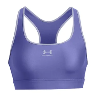 Biustonosz fitness Under Armour Authentics Mid Paddles - Bielizna sportowa damska - miniaturka - grafika 1