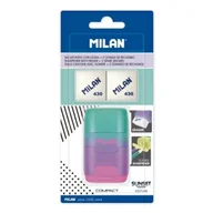 Temperówki - Temperówko-gumka Compact Sunset + 2 gumki MILAN - miniaturka - grafika 1