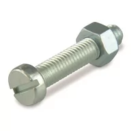 Śruby i nakrętki - Śruba maszynowa M3 x 16 mm, łeb walcowy ocynk - miniaturka - grafika 1