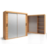 Lustra - Lustro Szafa 110 Wenge Dopasowane półki Drążki Denver VSZ71 Wybór kolorów, - miniaturka - grafika 1