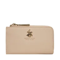 Etui na klucze - Portfel damski Beverly Hills Polo Club BHPC-W1-001-SS25 Beżowy - miniaturka - grafika 1