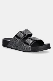 Melissa klapki COZY M LOVER SLIDE DENIM damskie kolor czarny M 36146 - Klapki i japonki damskie - miniaturka - grafika 1