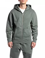 Bluzy męskie - Replay Męska bluza z kapturem, 437 Castor Grey, S - miniaturka - grafika 1
