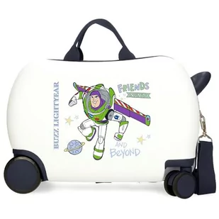 Joumma Disney Friends to Infinity and Beyond walizka dziecięca biała 45 x 31 x 20 cm sztywny ABS 24,6 l 1,8 kg 4 koła bagaż podręczny, biała, walizka dziecięca - Walizki - miniaturka - grafika 1