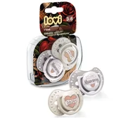 Smoczki uspokajające - LOVI SMOCZEK USPOKAJAJĄCY DYNAMICZNY I LOVE MUMMY 3-6m 2szt. - miniaturka - grafika 1