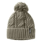 Czapki męskie - Czapka zimowa Jack Wolfskin POMPOM BEANIE seal - ONE SIZE - miniaturka - grafika 1