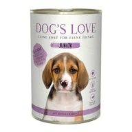 Mokra karma dla psów - DOG'S LOVE Junior Jagnięcina z dynią 6x400 g - miniaturka - grafika 1