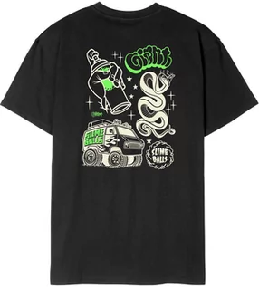 Koszulki męskie - t-shirt męski SANTA CRUZ SB x MIKE GIANT CENTER TEE Black - grafika 1