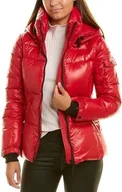 Kurtki damskie - Kurtka damska puchowa S13/NYC New York Quilted Down-Fill Puffer Red S - miniaturka - grafika 1