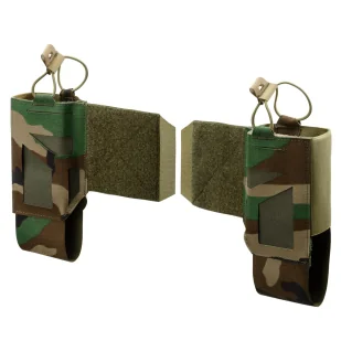 Panele Direct Action Skeletonized Comms Wings Set - Woodland - Odzież taktyczna i umundurowanie - miniaturka - grafika 1
