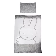 Pościel dla dzieci - Bawełniana pościel dziecięca do łóżeczka 100x135 cm Miffy – Roba - miniaturka - grafika 1