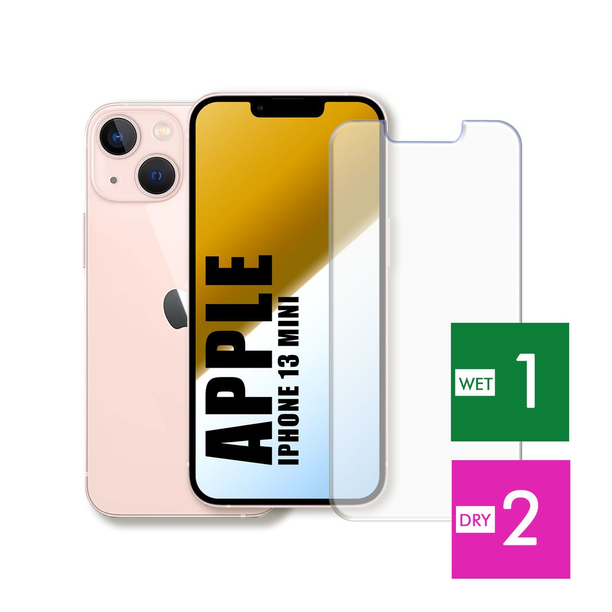 WZMOCNIONE SZKŁO DO APPLE IPHONE 13 MINI SZYBKA HARTOWANE 9H JAKOŚĆ
