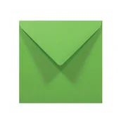 Koperty - Koperty kwadratowe zielony groszek 100g/m2 K4 Shan 10 szt - miniaturka - grafika 1