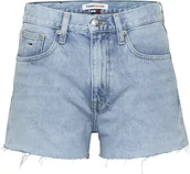 Spodenki damskie - TOMMY HILFIGER DAMSKIE KRÓTKIE SPODENKI HOTPANT BF0012 DENIM DW0DW12458 1AB 26 - miniaturka - grafika 1