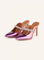 Czółenka - Kurt Geiger Mules Duke Z Ozdobnymi Kamykami pink - miniaturka - grafika 1