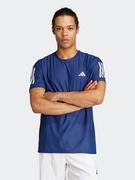 Koszulki sportowe męskie - adidas Koszulka w kolorze niebieskim do biegania - miniaturka - grafika 1